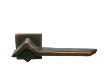 GAUDIUM MG2052 - Bronze door handle on rose by Fama International - view 2